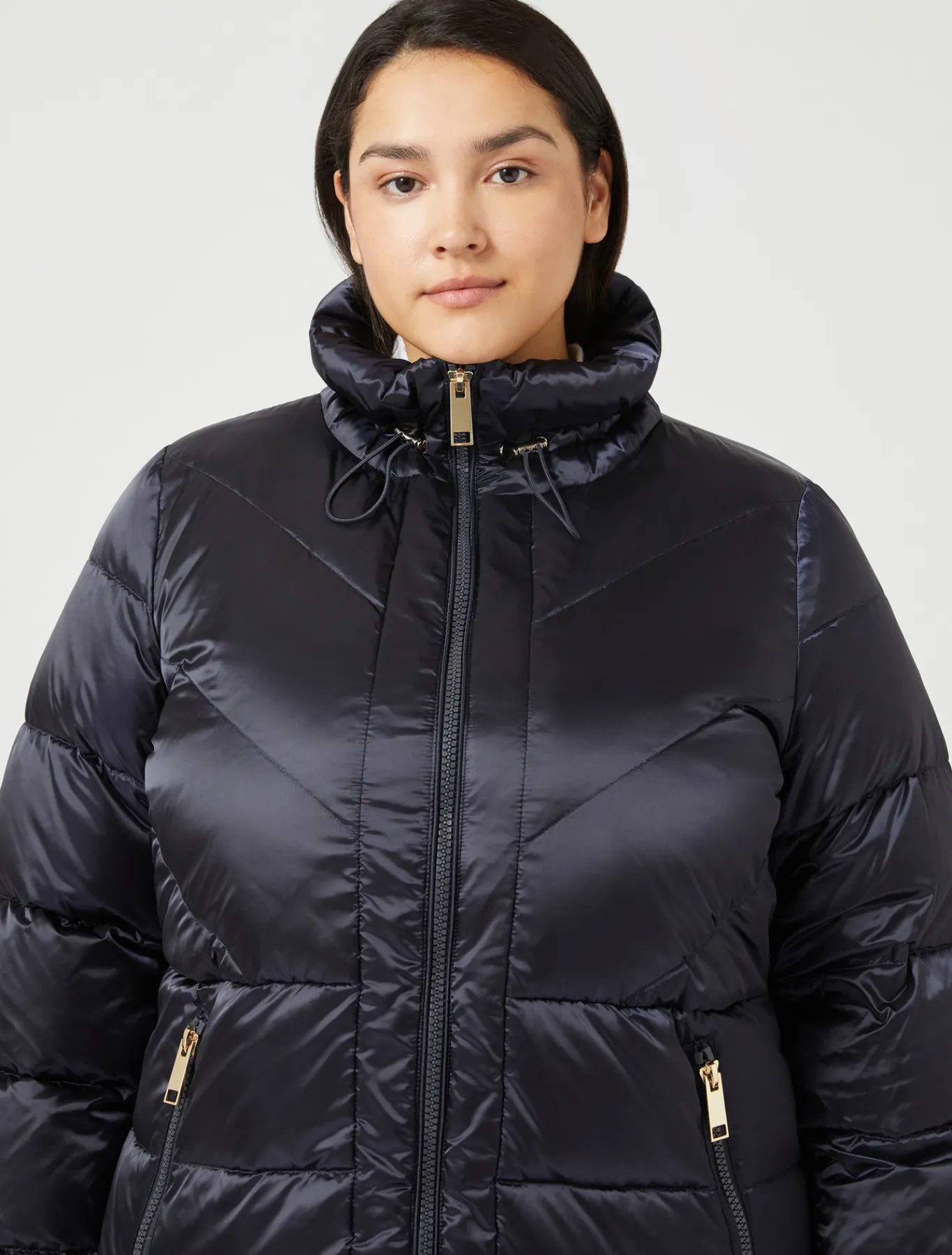 Marina Rinaldi Doudoune en toile déperlante BLEUMARINE Discount