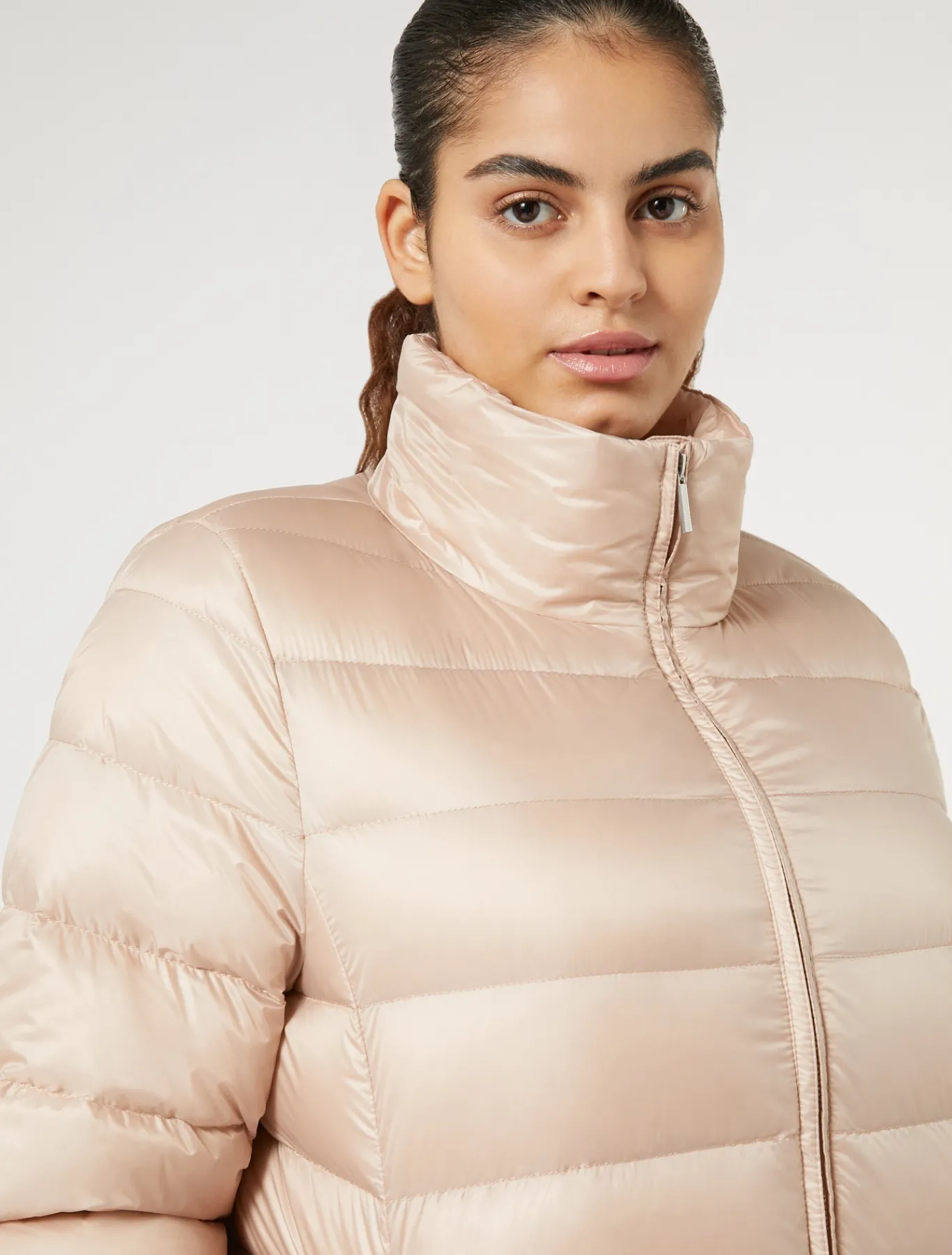 Marina Rinaldi Doudoune en toile technique déperlante ROSE Outlet