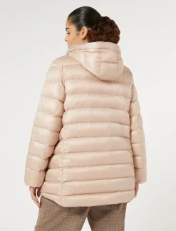 Marina Rinaldi Doudoune en toile technique déperlante ROSE Outlet