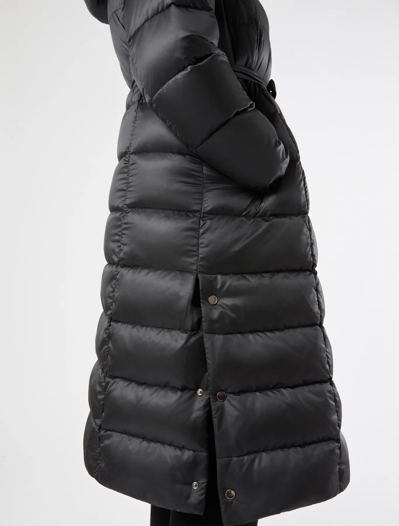 Marina Rinaldi Doudoune réversible en satin déperlant NOIR New
