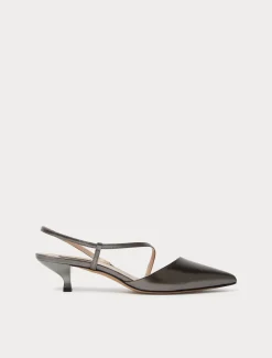 Marina Rinaldi Escarpins avec bride arrière en cuir GRISANTHRACITE Online
