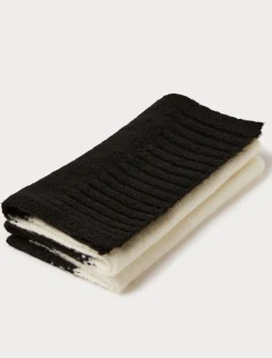 Marina Rinaldi Foulard en laine mélangée NOIR Outlet
