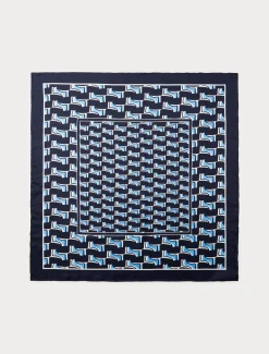 Marina Rinaldi Foulard en soie BLEUET Clearance