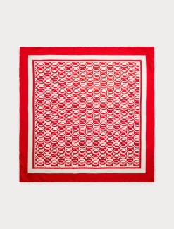 Marina Rinaldi Foulard en soie ROUGE New