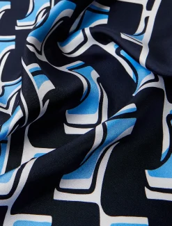 Marina Rinaldi Foulard en soie BLEUET Clearance