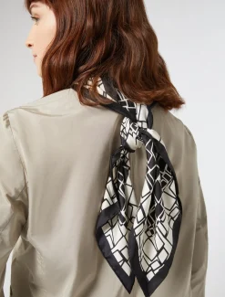 Marina Rinaldi Foulard en soie NOIR Clearance