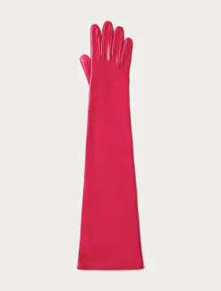 Marina Rinaldi Gants longs en nappa FUCHSIA New