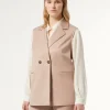 Marina Rinaldi Gilet en sergé MAUVE Best