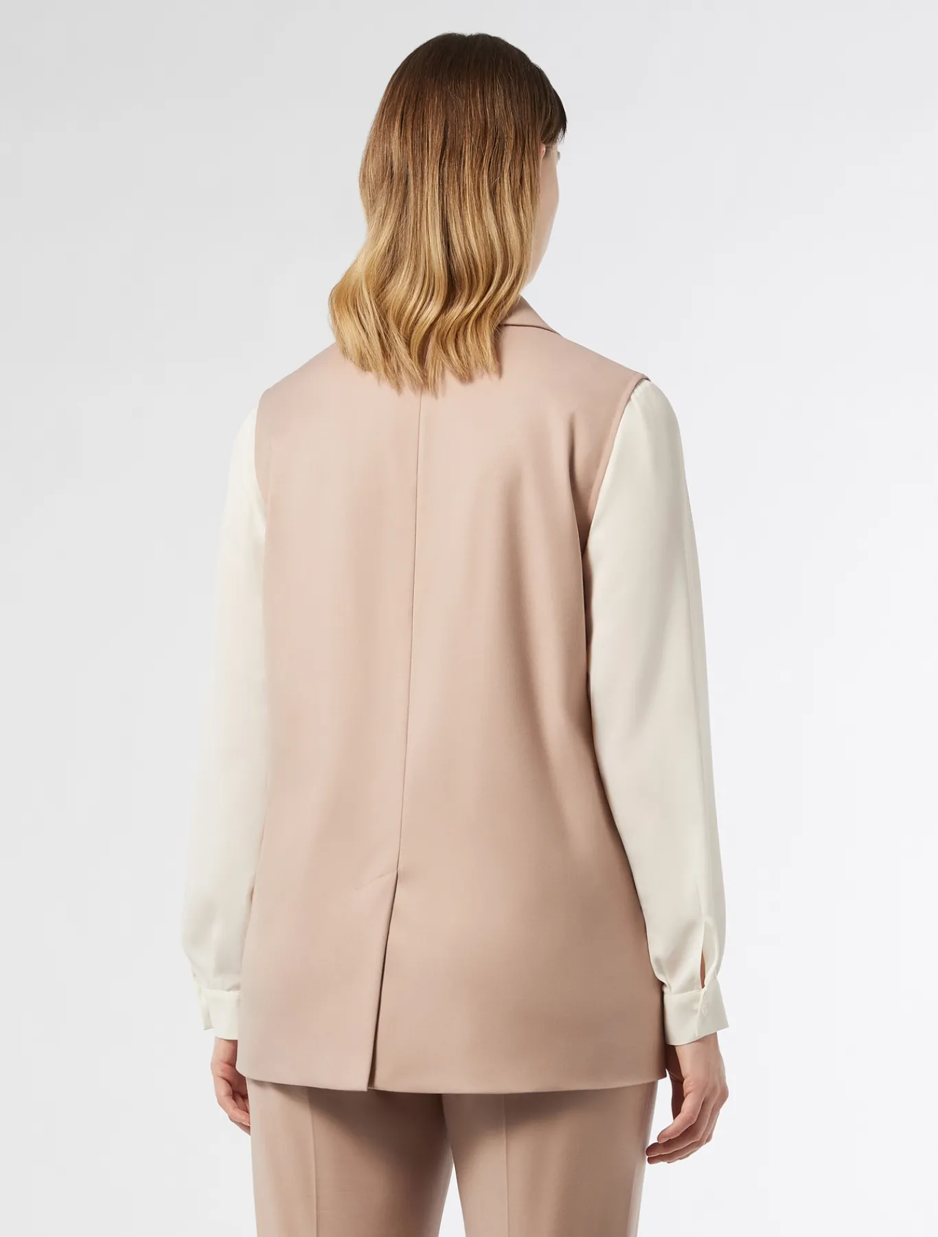 Marina Rinaldi Gilet en sergé MAUVE Best