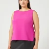 Marina Rinaldi Haut en cady triacétate FUCHSIA Fashion