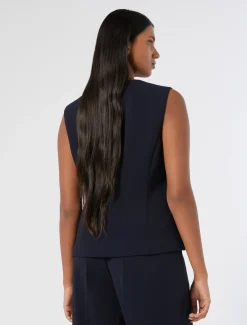Marina Rinaldi Haut en cady triacétate BLEUNUIT Fashion