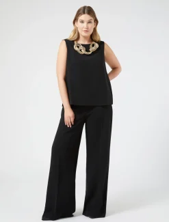 Marina Rinaldi Haut en cady triacétate NOIR Best