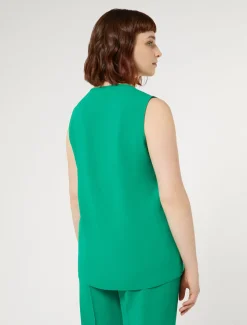Marina Rinaldi Haut en crêpe envers satin VERTECLATANT Fashion