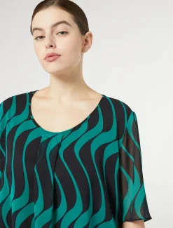 Marina Rinaldi Haut en georgette BLEUMARINE Online