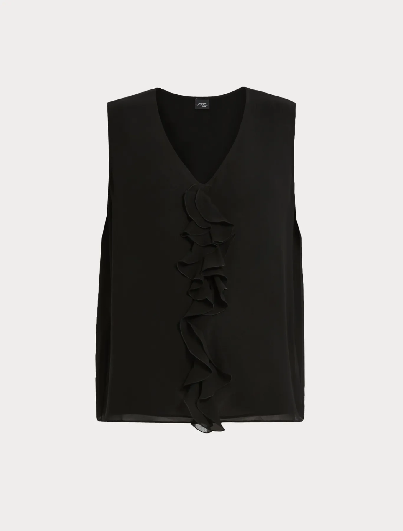 Marina Rinaldi Haut en georgette NOIR Fashion