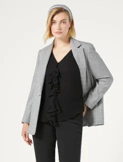 Marina Rinaldi Haut en georgette NOIR Fashion