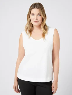 Marina Rinaldi Haut en jersey BLANCNEUTRE New