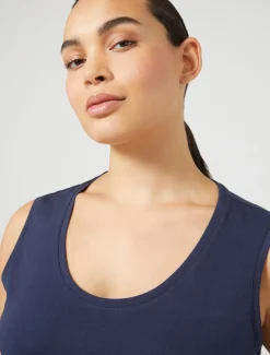 Marina Rinaldi Haut en jersey BLEUET Discount