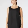 Marina Rinaldi Haut en lin NOIR New
