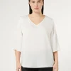 Marina Rinaldi Haut en satin BLANC Clearance