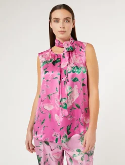 Marina Rinaldi Haut en satin ROSE Fashion