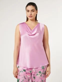 Marina Rinaldi Haut en satin avec drapé ROSE Online