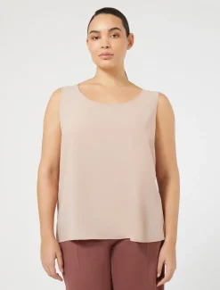 Marina Rinaldi Haut en tissu fluide ROSE New