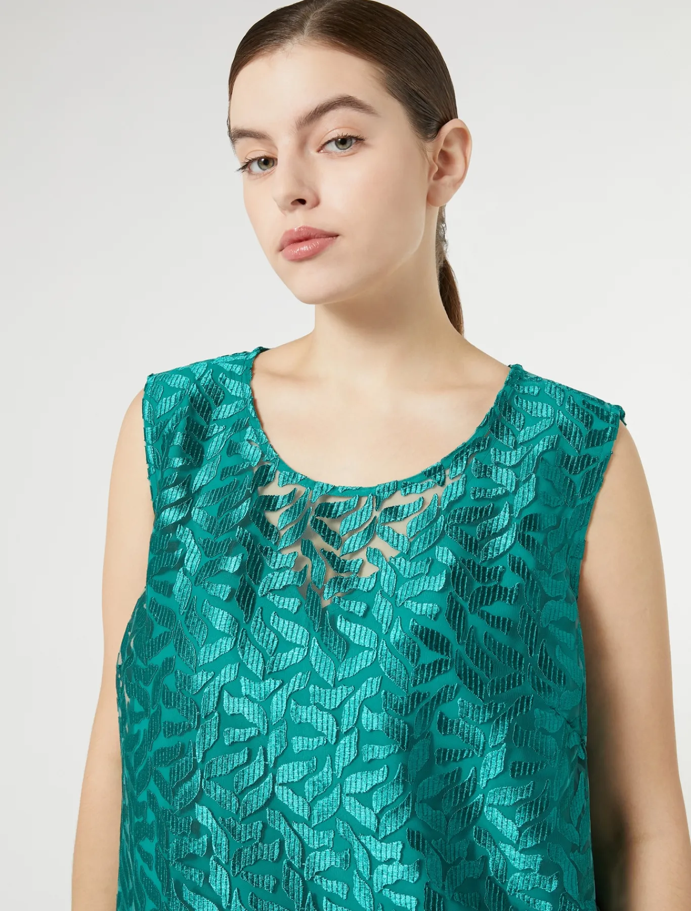 Marina Rinaldi Haut en tulle brodé JADE Sale