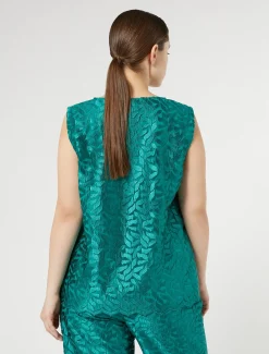 Marina Rinaldi Haut en tulle brodé JADE Sale