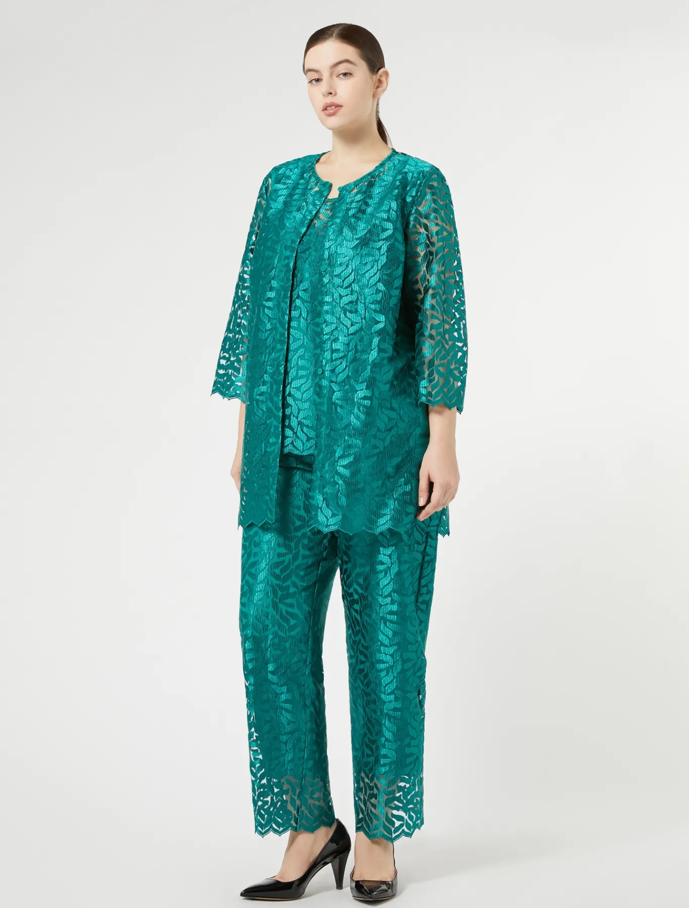 Marina Rinaldi Haut en tulle brodé JADE Sale