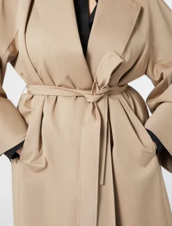 Marina Rinaldi Imperméable en gabardine de coton NOISETTE New