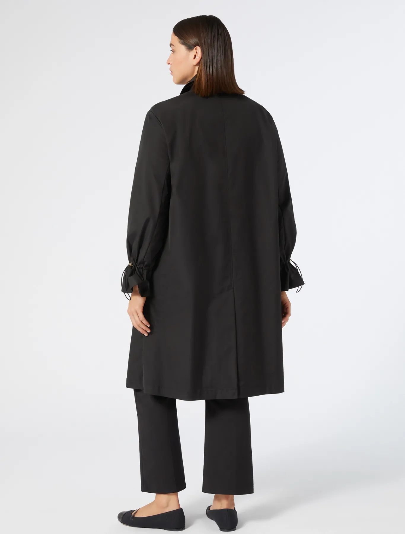 Marina Rinaldi Imperméable en micro sergé déperlant NOIR Discount