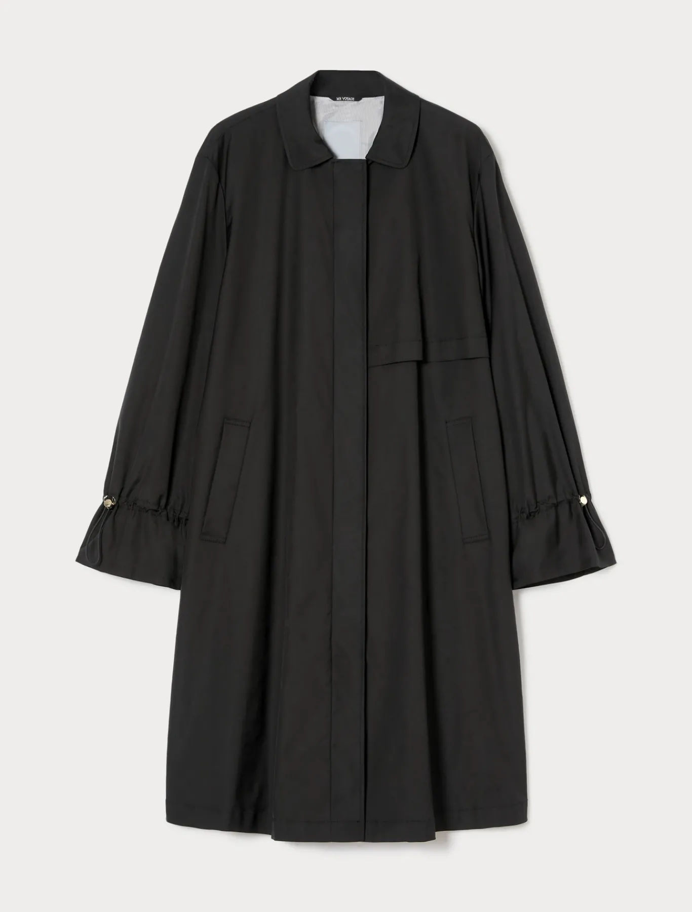 Marina Rinaldi Imperméable en micro sergé déperlant NOIR Discount
