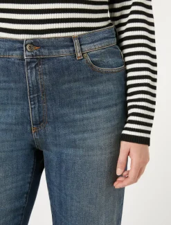Marina Rinaldi Jean coupe classique en denim stretch BLEU Fashion