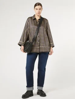 Marina Rinaldi Jean coupe classique en denim indigo BLEU Discount