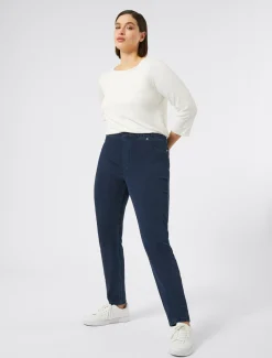 Marina Rinaldi Jean coupe legging en jersey denim BLEUNUIT Clearance