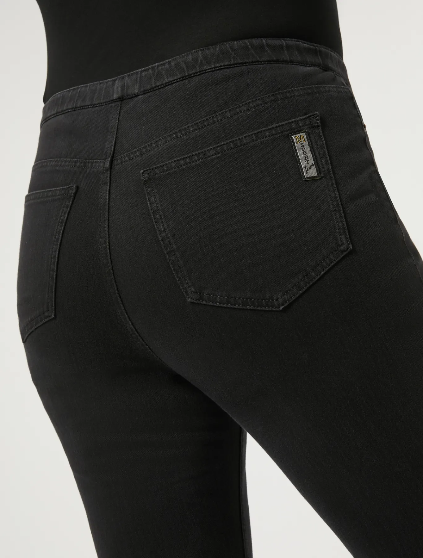 Marina Rinaldi Jean coupe legging en jersey denim NOIR Best