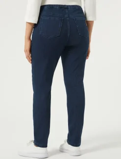 Marina Rinaldi Jean coupe legging en jersey denim BLEUNUIT Clearance