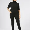 Marina Rinaldi Jean coupe Wonder en denim compact NOIR New