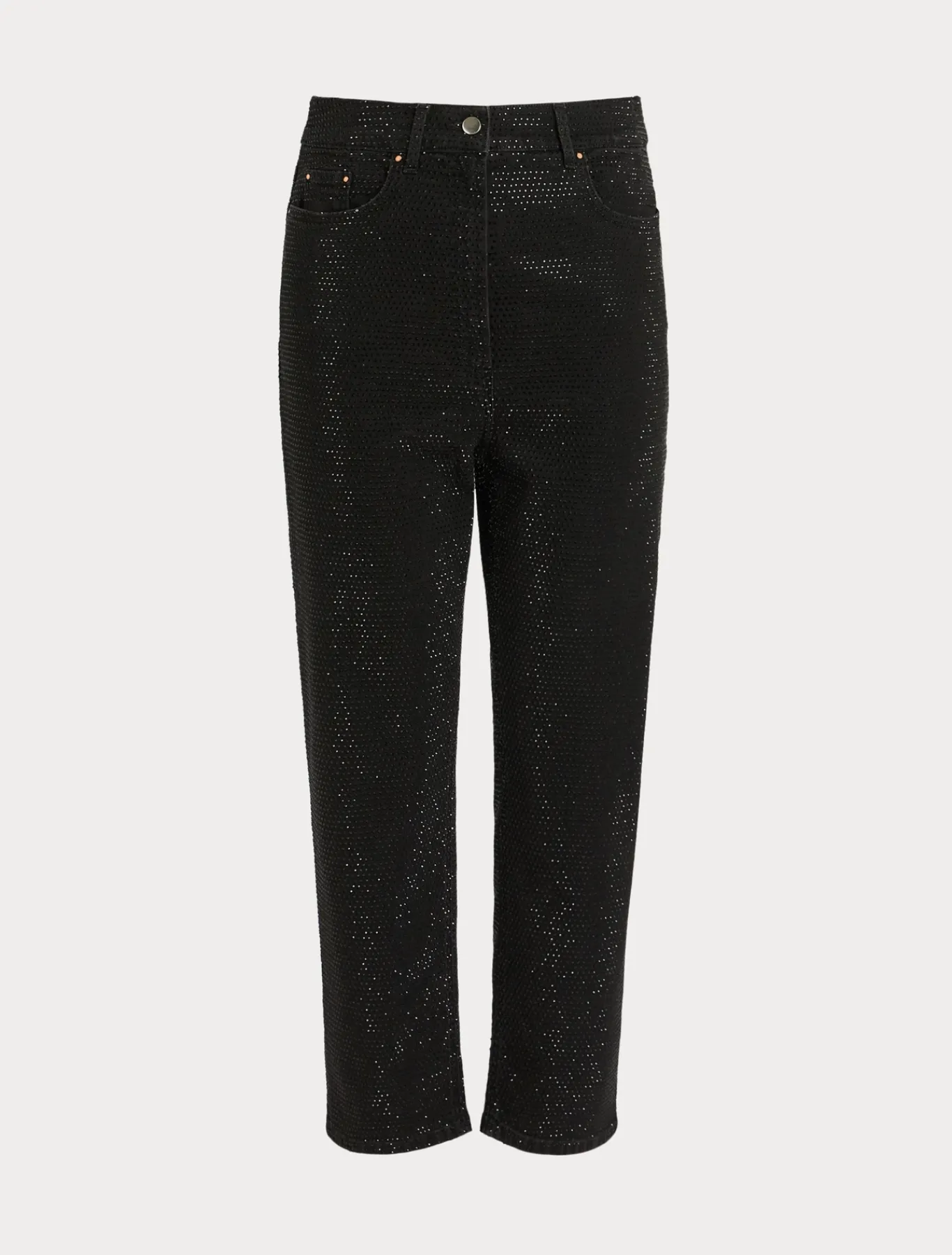 Marina Rinaldi Jean en denim avec strass MARRONFONCE Hot