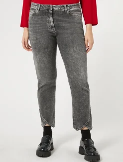 Marina Rinaldi Jean en denim de coton NOIR Best