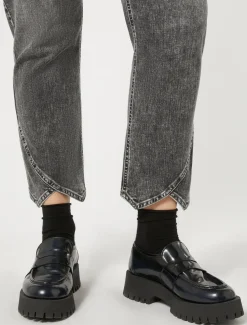 Marina Rinaldi Jean en denim de coton NOIR Best
