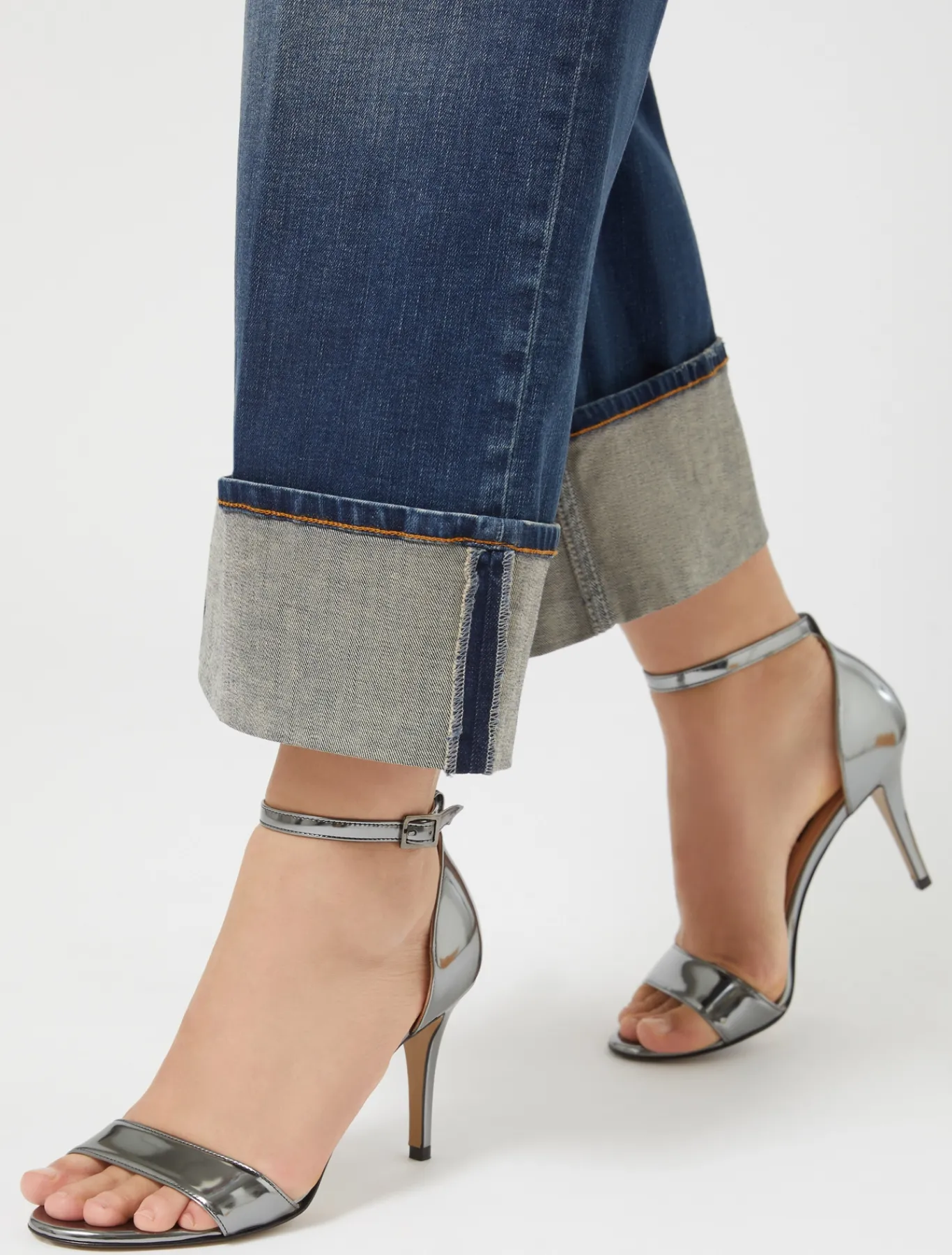 Marina Rinaldi Jean en denim de coton BLEUNUIT Sale