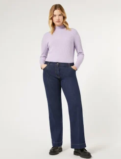 Marina Rinaldi Jean en denim sergé BLEUNUIT Discount