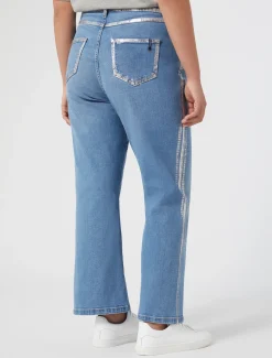 Marina Rinaldi Jean évasé en denim BLEUBLEUCLAIR Outlet