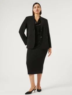 Marina Rinaldi Jupe crayon en cady NOIR Best