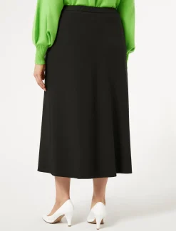 Marina Rinaldi Jupe en crêpe satin NOIR Sale