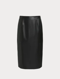 Marina Rinaldi Jupe en cuir NOIR Online