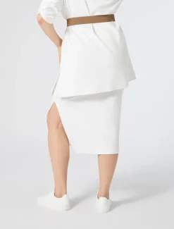 Marina Rinaldi Jupe en jersey BLANC Clearance