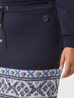 Marina Rinaldi Jupe en jersey jacquard BLEUNUIT Discount